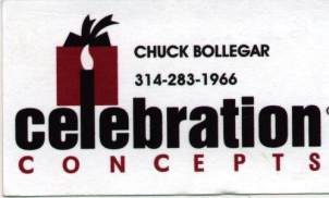 Chuck Bollegar, Celebration Concepts